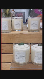 Load and play video in Gallery viewer, “Nocturnal” Peach Nectar 100% Soy Wax Candle 9oz. - 255g
