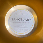 Load image into Gallery viewer, “Sanctuary” Blood Orange and Leather 100% Soy Wax  Candle  9oz - 255g
