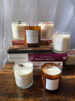 Load image into Gallery viewer, “Sanctuary” Blood Orange and Leather 100% Soy Wax  Candle  9oz - 255g

