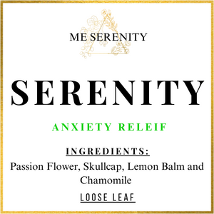 “Sweet Serenity” Anxiety Tea (1.25oz Loose Leaf)